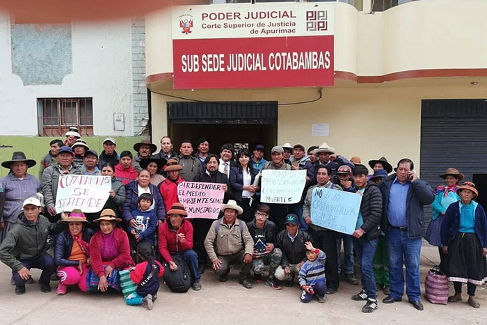 Las Bambas: anulan sentencia absolutoria de 19 pobladores denunciados por conflicto del 2015