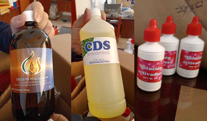Arequipa: incautan frascos con dióxido de cloro que eran vendidos en centro de estética