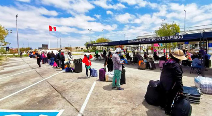 Tacna: Cancillería peruana trasladó a 280 peruanos desde Chile a Ciudad Heroíca