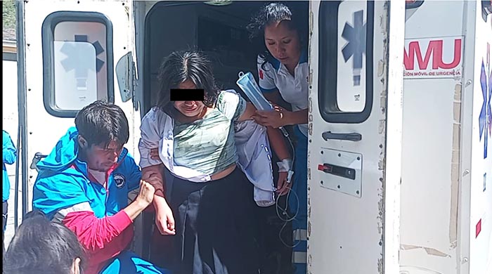 9 escolares con síntomas de intoxicación cuando asistían a misa en Carhuacahua