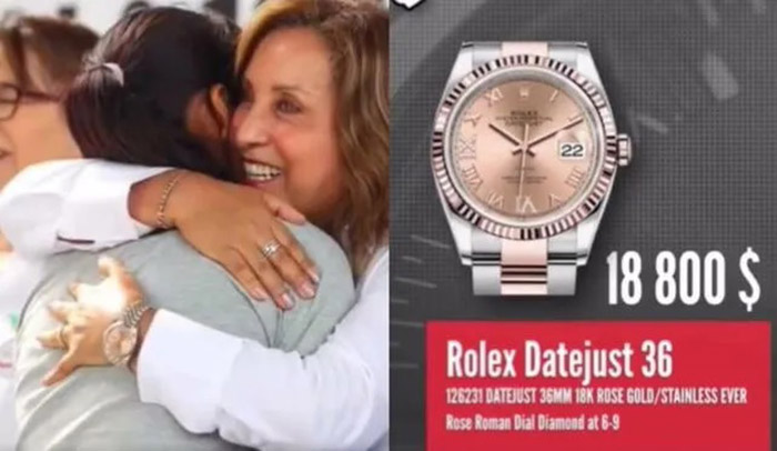 Rolex de Dina Boluarte no es una joya de â€œantaÃ±oâ€ y su modelo serÃ­a posterior al 2020, indicÃ³ especialista