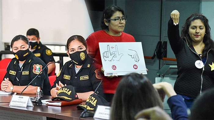 Proponen enseÃ±ar lenguaje de seÃ±as a policÃ­as para mejorar atenciÃ³n en temas de violencia familiar