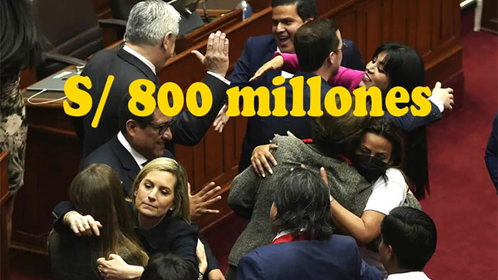 Congreso rompe récord histórico de gasto en sus remuneraciones, planillas y bonos extra