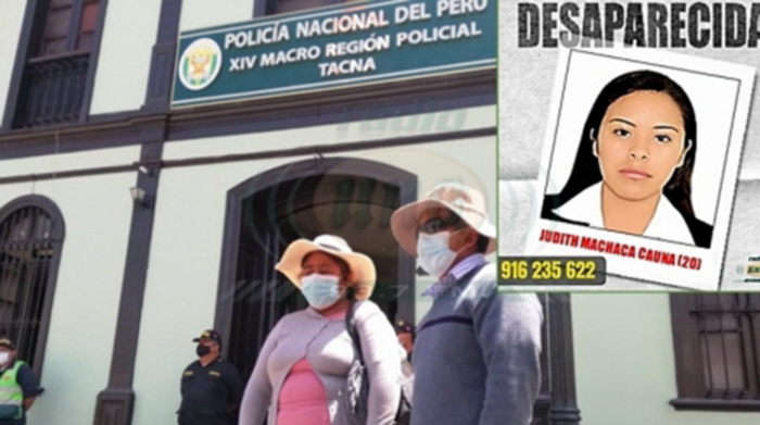 Tacna: efectivo policial y esposa callan informaciÃ³n sobre Judith Machaca