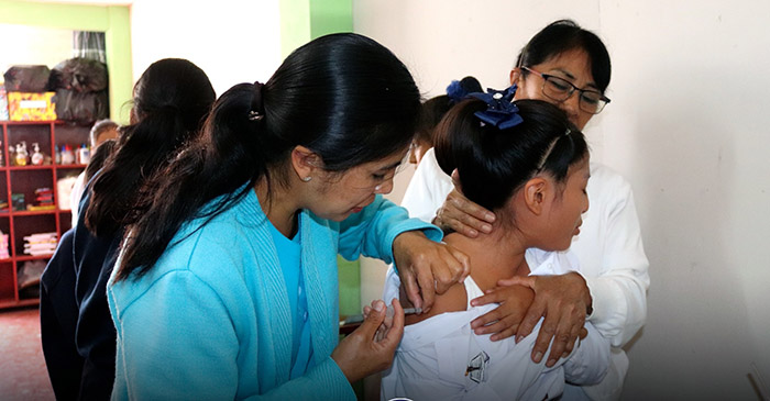Vacunarán a más de 3 mil escolares contra el virus del papiloma humano, en Abancay