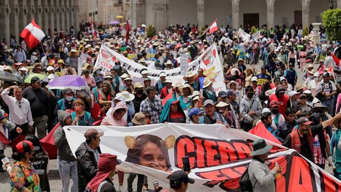Arequipa: gremios confirman protestas a un aÃ±o de golpe de Estado, que se extenderÃ¡n 3 dÃ­as