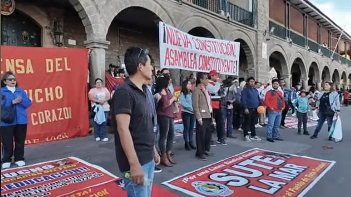 Ayacucho: diversas organizaciones se unieron a la jornada nacional de protesta