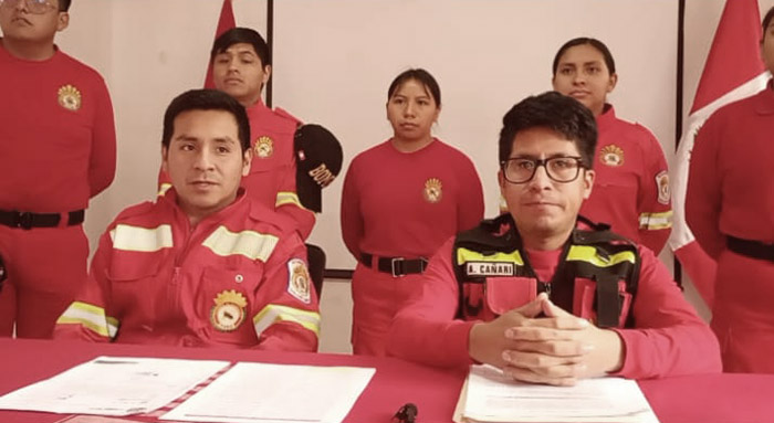 Bomberos de Compañia 143 de Tamburco no cederán ambientes del segundo piso a municipalidad