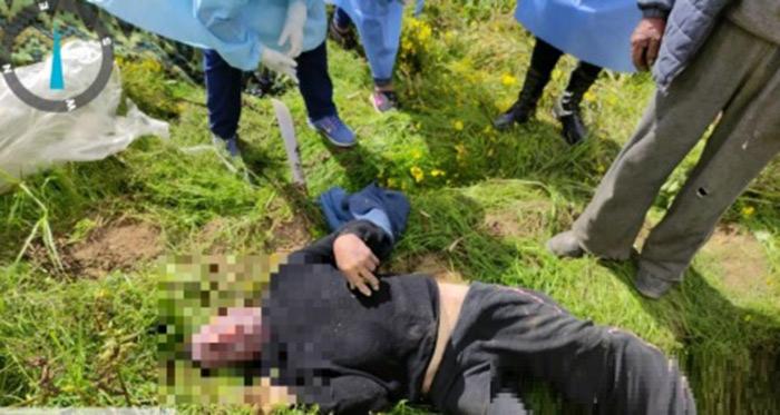 Hallan cadáver de hombre en chacra de poblado Pichuipata, Huancarama