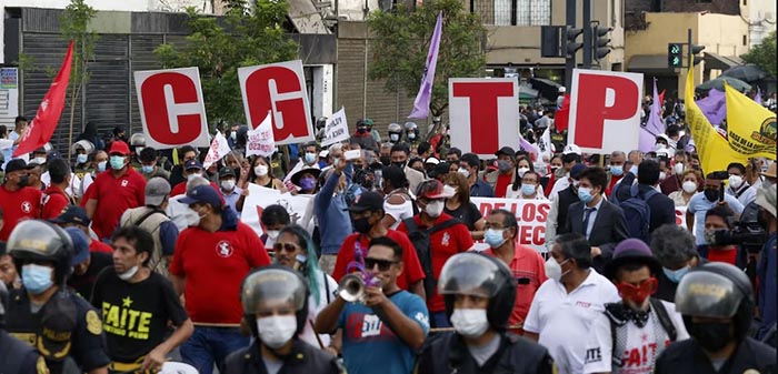 La CGTP se une el paro nacional de este 13, 14 y 15 de noviembre: “Este gobierno ha criminalizado la protesta”