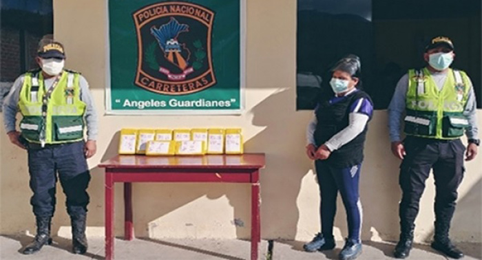 Comerciante cusqueÃ±a cae con 9 kilos de clorhidrato de cocaÃ­na