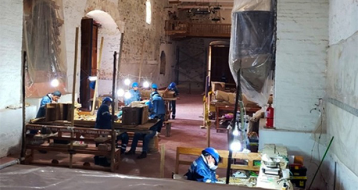 Tras cinco aÃ±os de trabajos de restauraciÃ³n entregan templo colonial de Caype