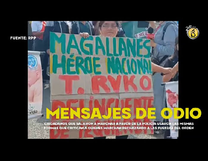 Marcha a favor de la PNP hizo lo mismo que critican a la generación Z  Marcha a favor de la PNP hizo lo mismo que critican a la generación Z
