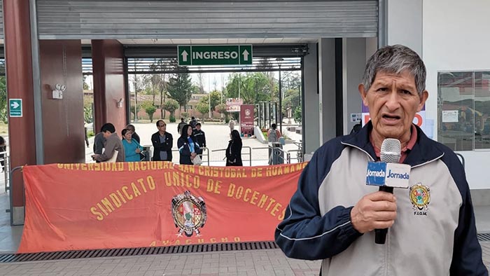 Ayacucho: docentes de la UNSCH anuncian paralización de 72 horas por recorte presupuestal