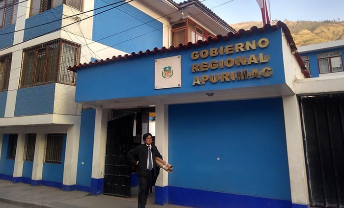 GORE ApurÃ­mac solo gastÃ³ el 39,6 % del presupuesto destinado para emergencia Covid-19