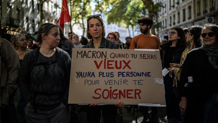 Movilizaciones en Francia contra el ajuste fiscal de Macron