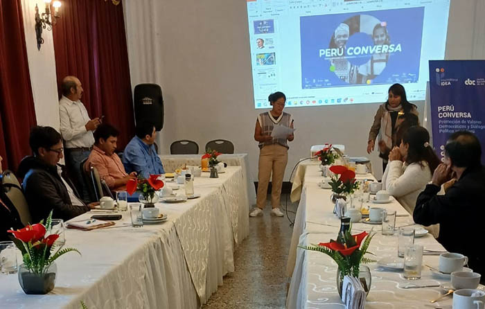 Se desarrolla tercera reunión del Grupo Impulsor Apurímac (GIA) en el marco del proyecto Perú Conversa