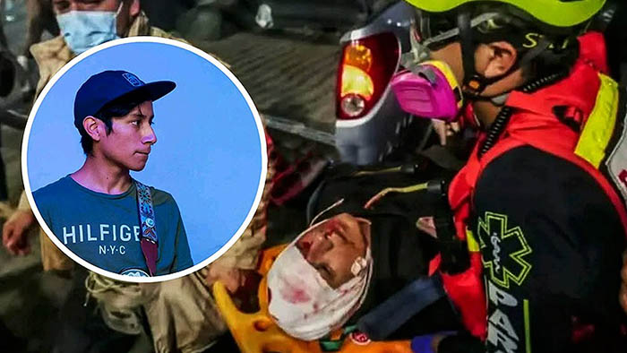 Aparece video de brutal represión policial que dejó en coma a manifestante Luis Reyes