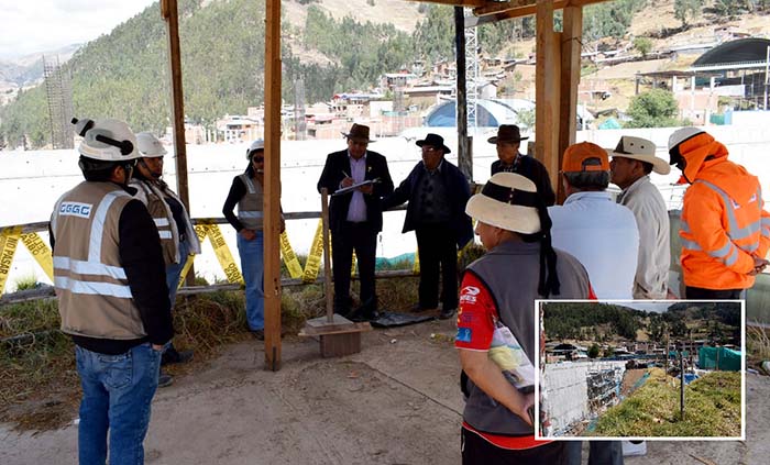 Dirigentes y pobladores exigen celeridad en obra del Hospital de Tambobamba que apenas supera el 20 % de avance físico