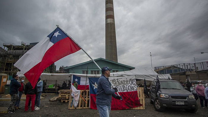 Arranca la huelga nacional en Chile de los trabajadores de la mayor productora mundial de cobre