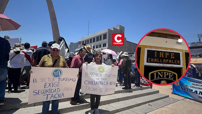 Tacna: Frente de Defensa confirma paro contra decisión de Jerí de enviar reos peligrosos a Challapalca