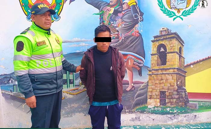 Capturan a sujeto acusado de tentativa de feminicidio en Challhuahuacho