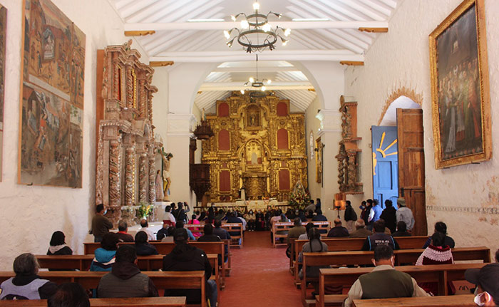 Ministerio de Cultura tras varios aÃ±os de trabajos entrega restaurado templo colonial de Caype construido en el siglo XVII 