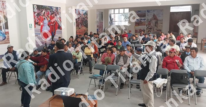JUSHMAP: con movilización regantes rechazan desvío de presupuesto de proyecto de riego 