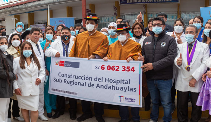 Mecida al descubierto: reinicio de paralizada obra del Hospital de Andahuaylas será en enero del 2023