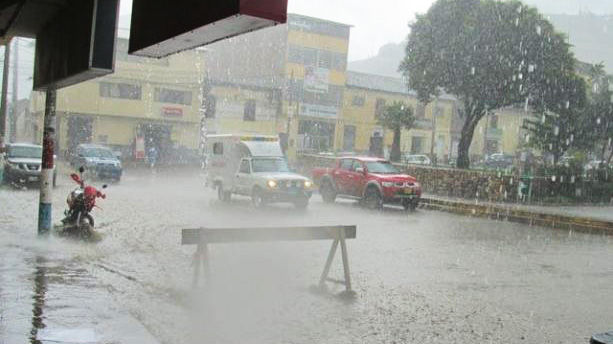 Senamhi advierte intensas lluvias del 19 al 21 de marzo