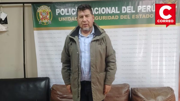 Huancavelica: capturan a exgobernador Maciste Díaz tras salir de desayunar en Huancayo Huancavelica: capturan a exgobernador Maciste Díaz tras salir de desayunar en Huancayo