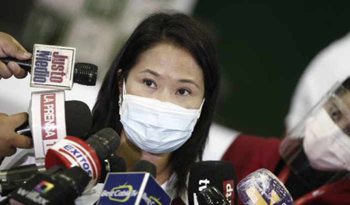 Perciben que medios de comunicación favorecen candidatura de Keiko Fujimori