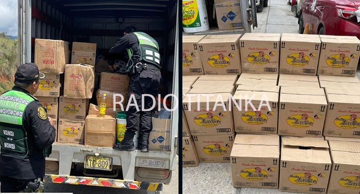 Contrabando: Policía de Carreteras incauta aceite de cocina de procedencia boliviana
