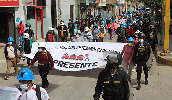 Paro nacional de mineros artesanales el 7 de julio