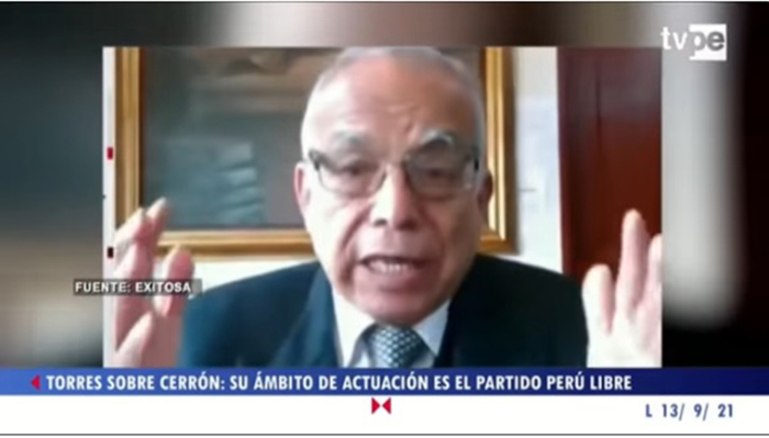Ministro Torres a Vladimir Cerrón: “No te metas en el Gobierno”