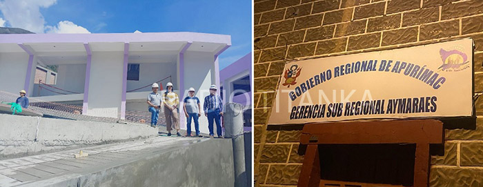 Gerente SubregiÃ³n de Aymaraes habrÃ­a contratado a su hijo como peÃ³n en obra ejecutada por el GORE 