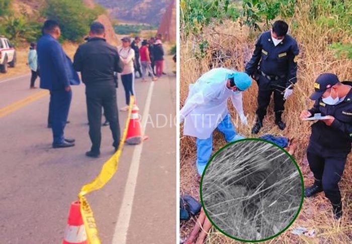 Hallan cadáver de un hombre en la carretera Andahuaylas - Ayacucho 