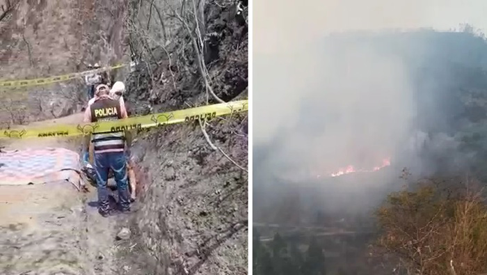 Tres pobladores fallecidos por incendios forestales en Apurímac 