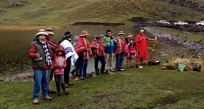 Sierra Azul inaugura cinco qochas en comunidad de Asaccasi, en Tambobamba 