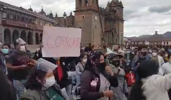 Keiko Fujimori: visita a Cusco de la candidata estuvo marcada por incidentes y presencia de opositores