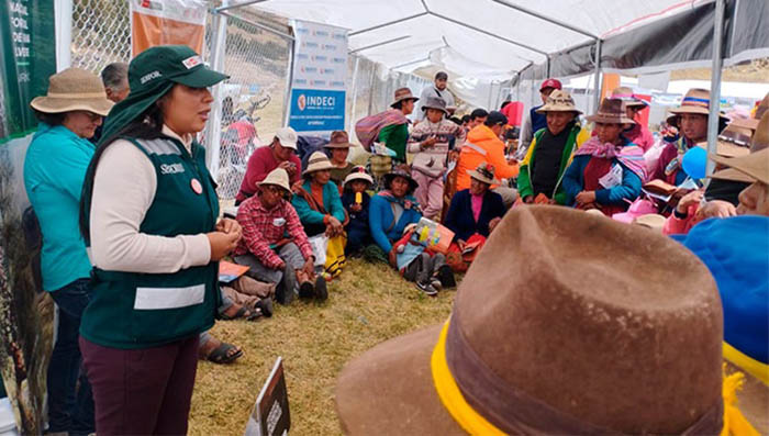 SERFOR brinda charlas en quechua a comunidades rurales para prevenir incendios forestales en Cotabambas