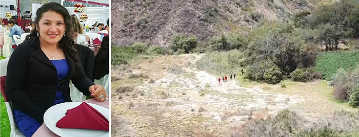 Prosigue la bÃºsqueda de profesora Jhaneth Naveros en quebrada de Sotoccmachay 
