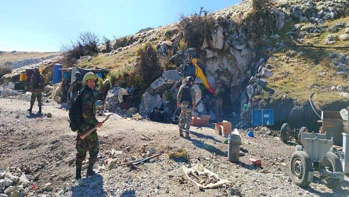 Destruyen socavón, explosivos y bienes destinados a la minería ilegal en Pumamarca