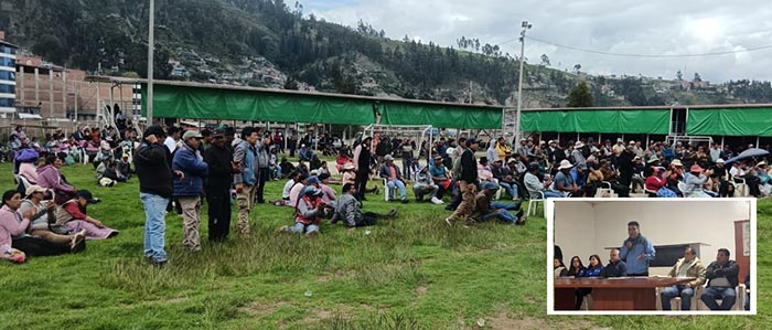 Regantes dan tregua al gobernador Percy Godoy hasta el 5 de marzo para acordar protección de cabeceras de cuenca