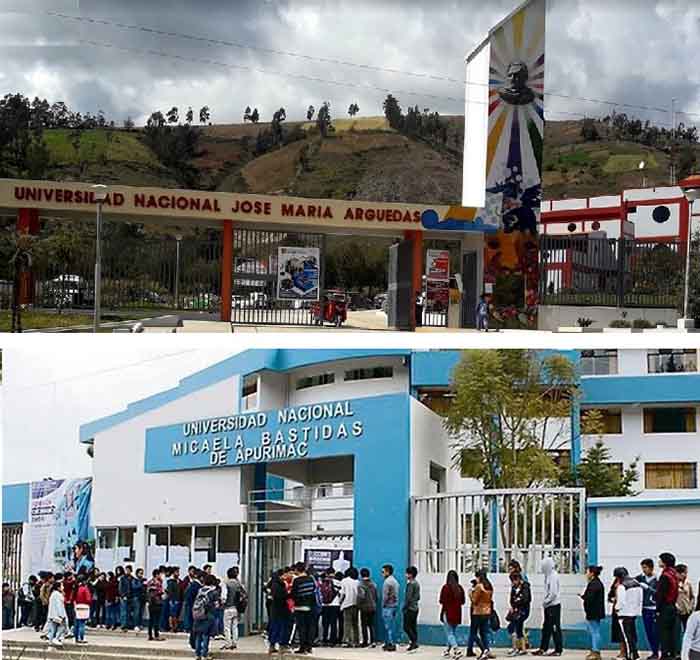 Universidades apurimeñas administran S/56.7 millones de canon, regalías y otros recursos determinados