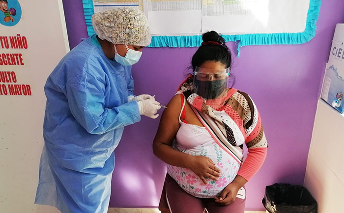 Madres gestantes recibirán segunda dosis de la vacuna contra la covid-19 en Andahuaylas