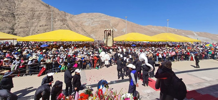 Arequipa: la fe de miles de arequipeÃ±os vuelve a llenar el santuario de la Virgen de Chapi