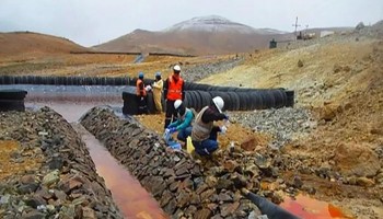 Moquegua: Pasto Grande denuncia a Aruntani por presunta contaminación con arsénico al río Patara