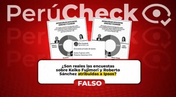 Circulan tres encuestas fabricadas atribuidas falsamente a Ipsos. FALSO