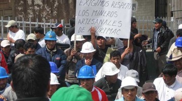 Mineros artesanales anuncian movilización para el martes 19 de noviembre en Abancay